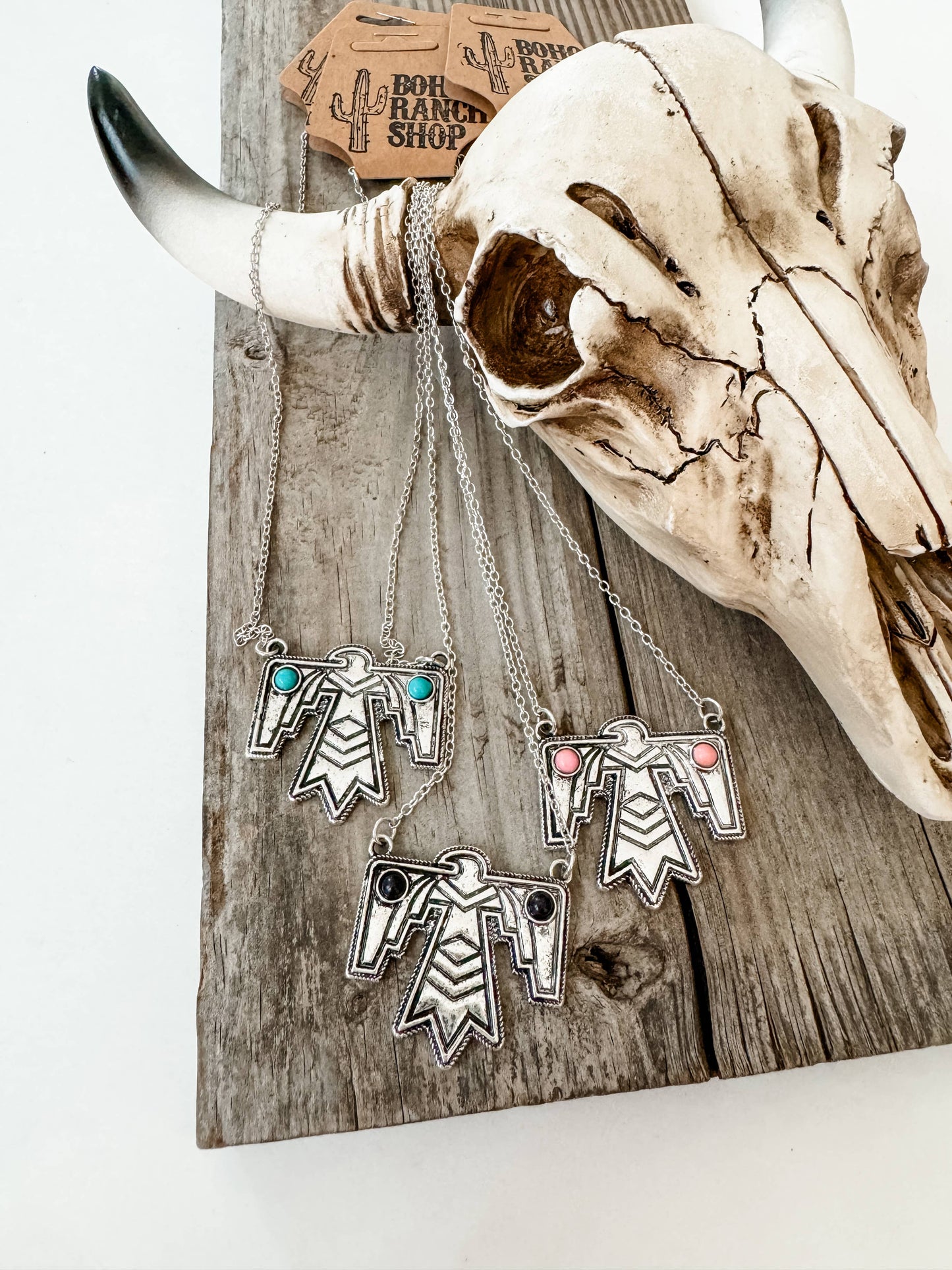 Western Thunderbird Pendant Necklace