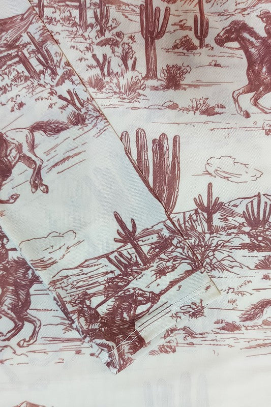 Western Arizona Mesh Rodeo Top