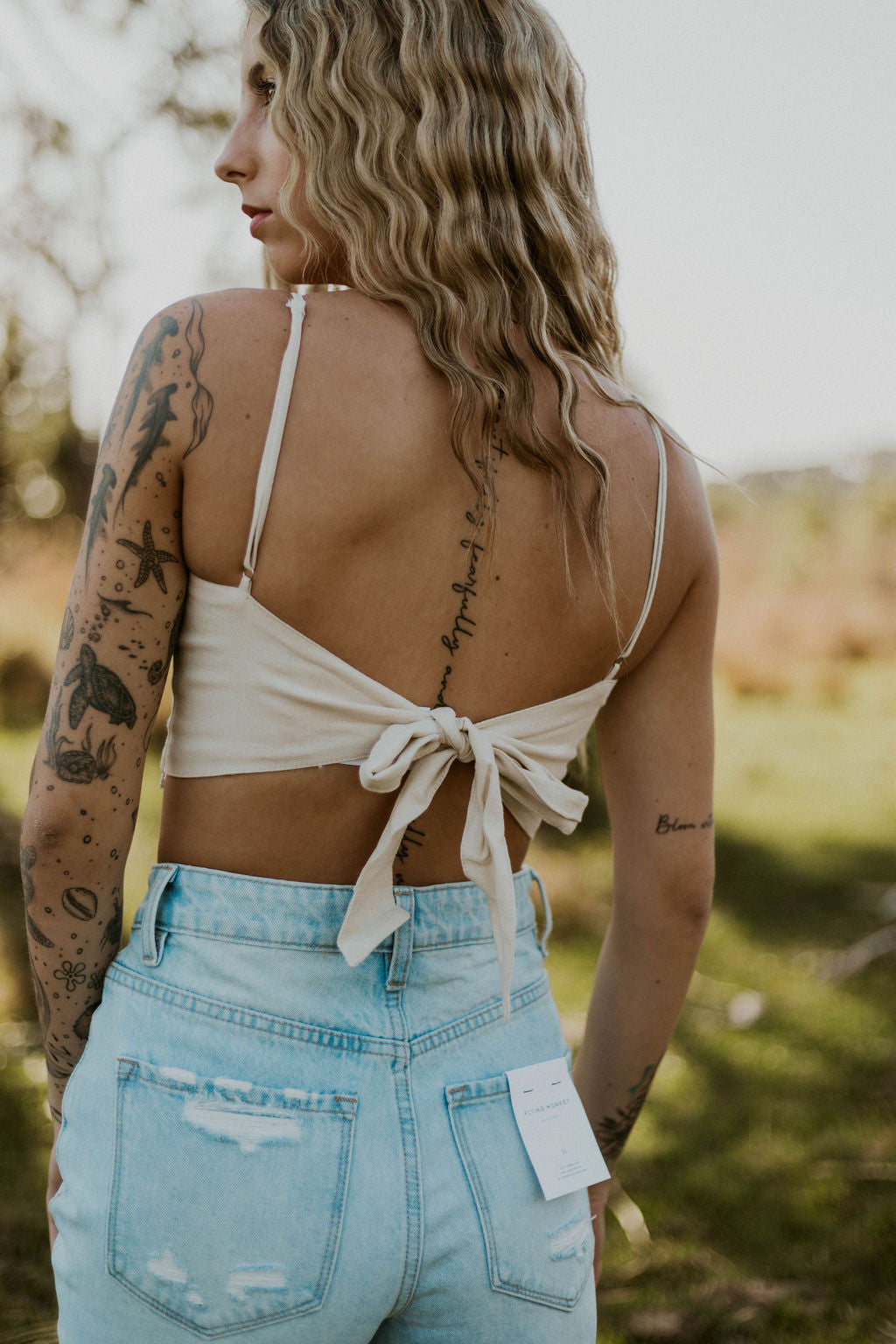 Morgan Lace Tie Top