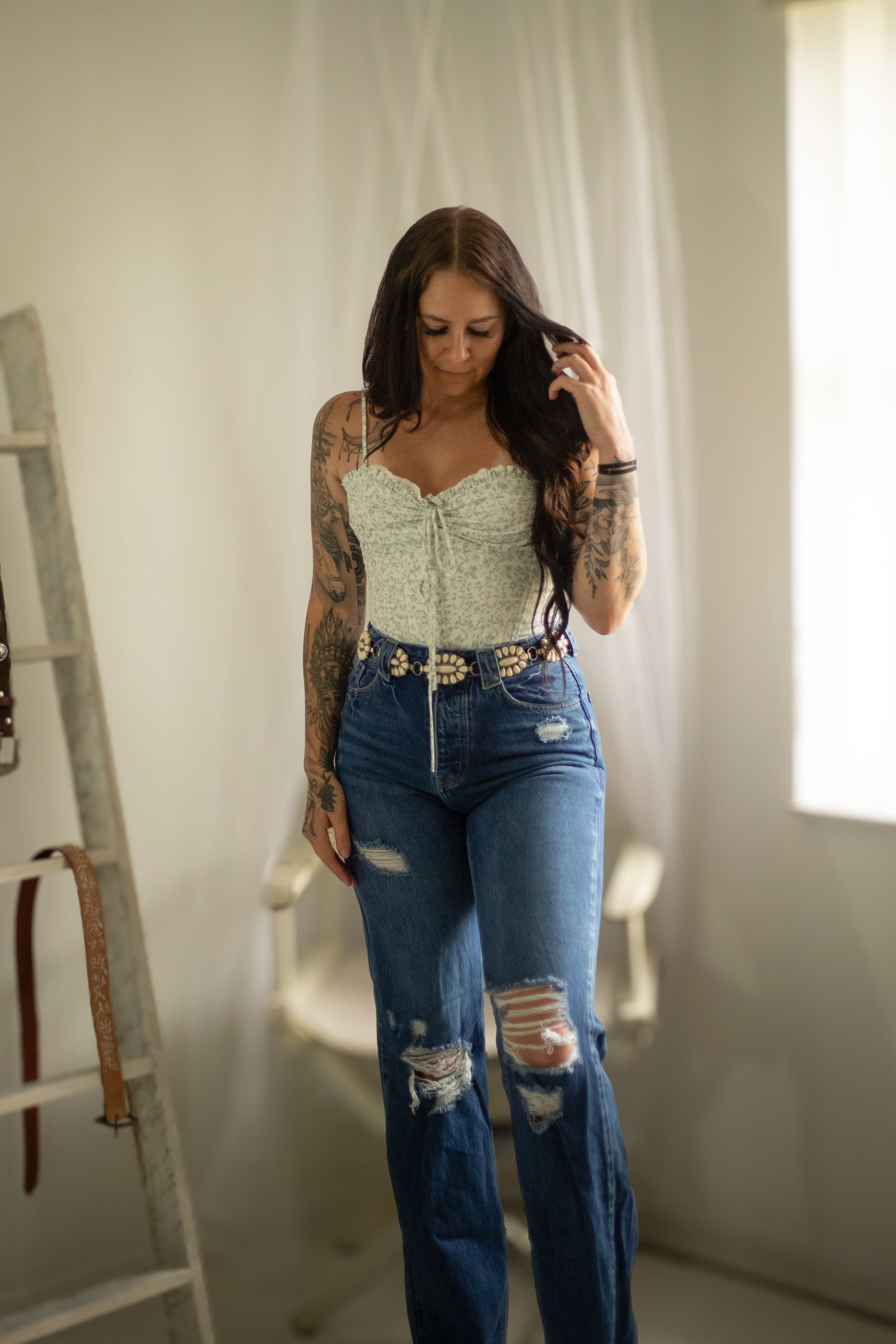 Range Rider Floral Blouse
