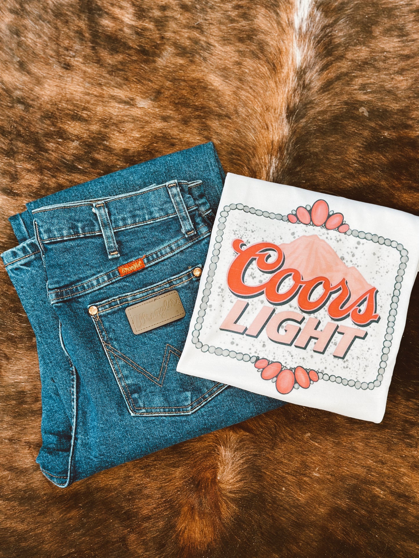 Coors Light Pink Logo Tee