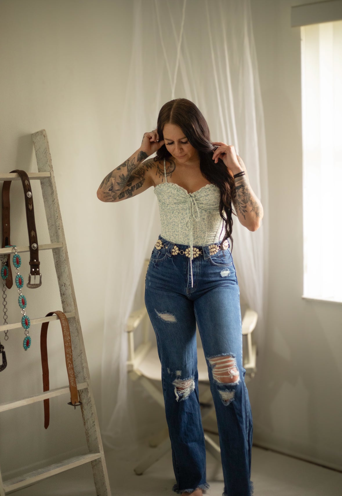 Range Rider Floral Blouse