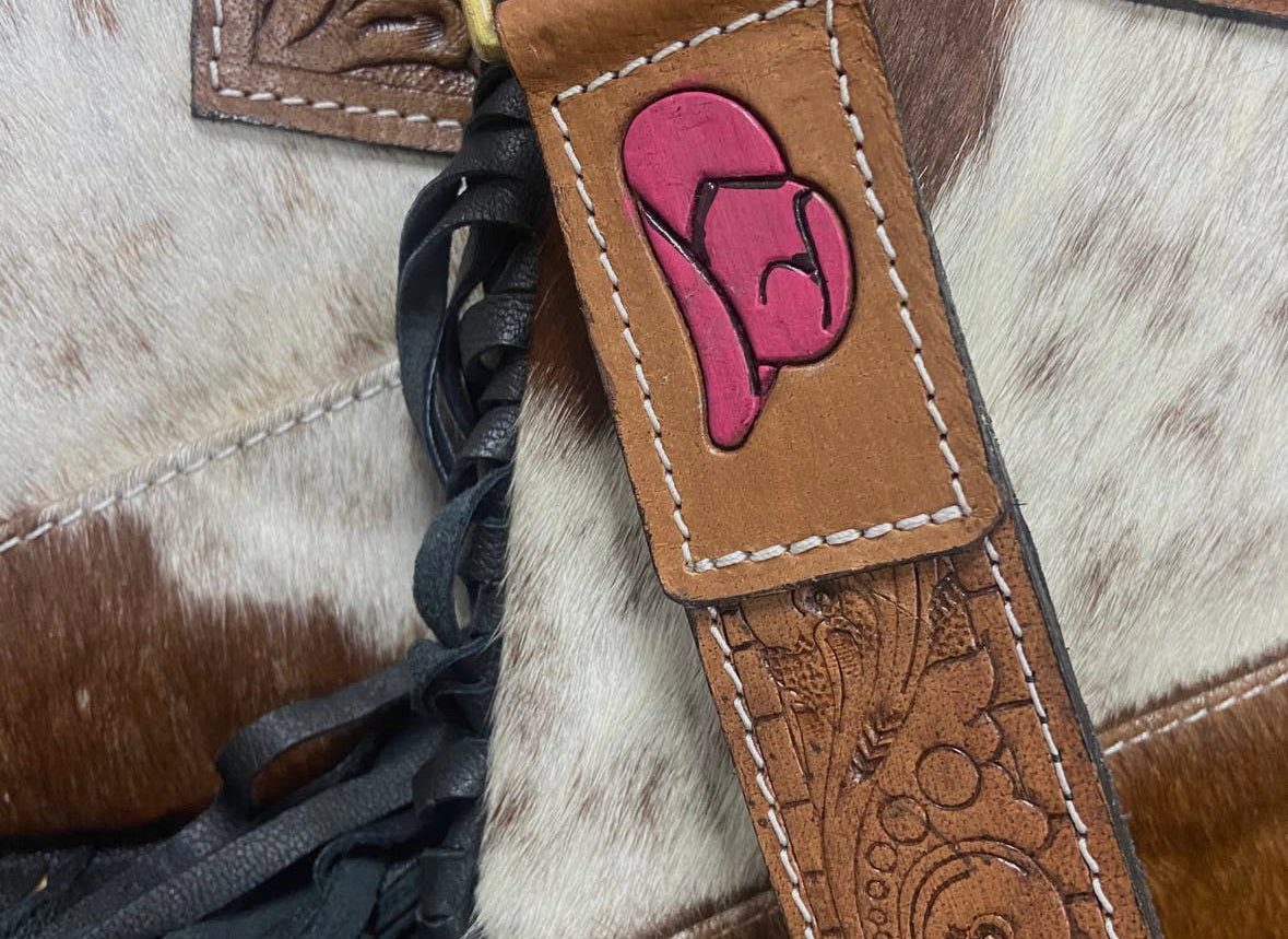 Pink Cowgirl Cowhide Fringe Purse LIMITED EDITION