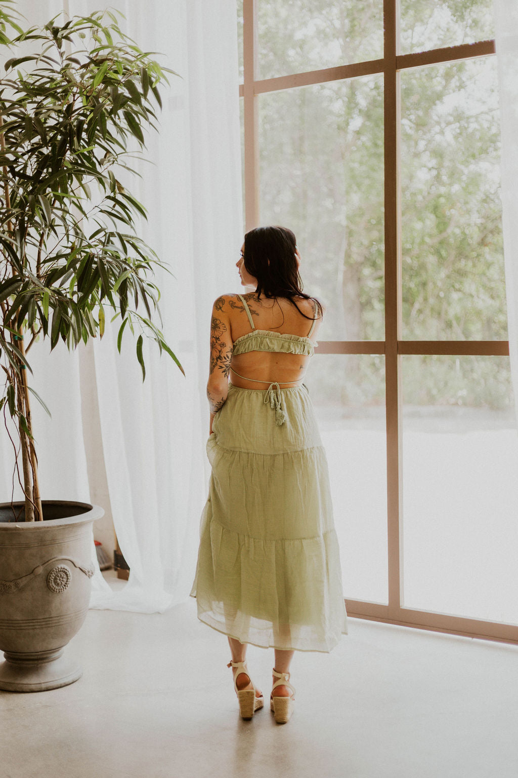 Sage's Boho Maxi Dress