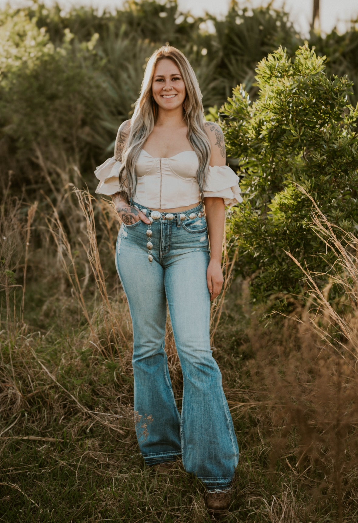 Juliet's Corset Satin Blouse