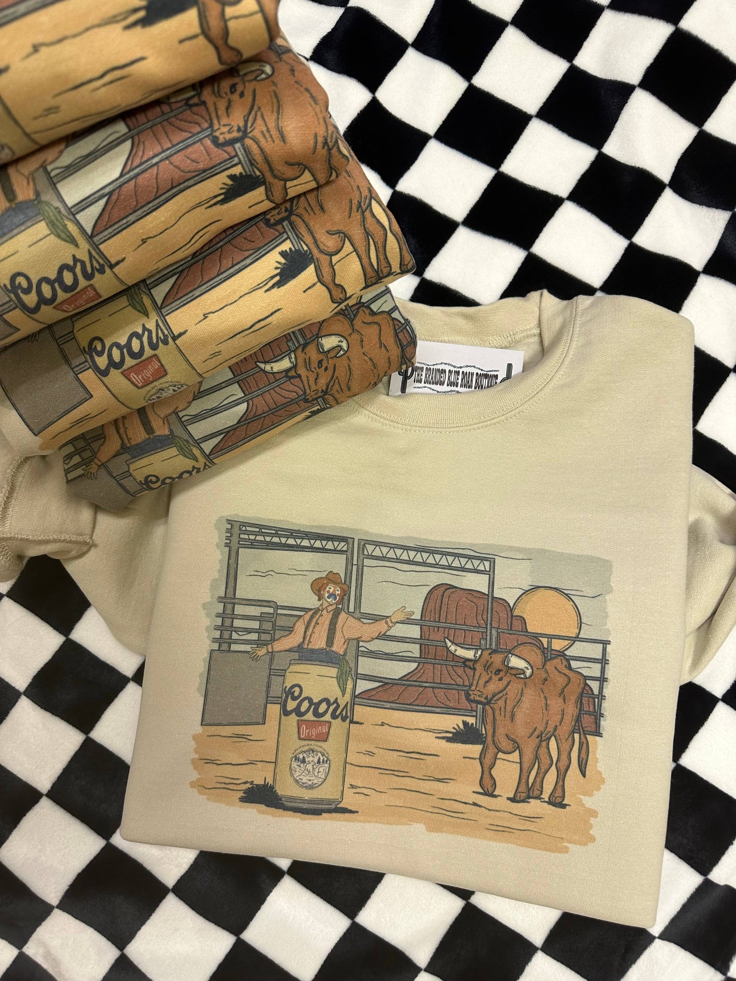 Rodeo Scene Western Graphic