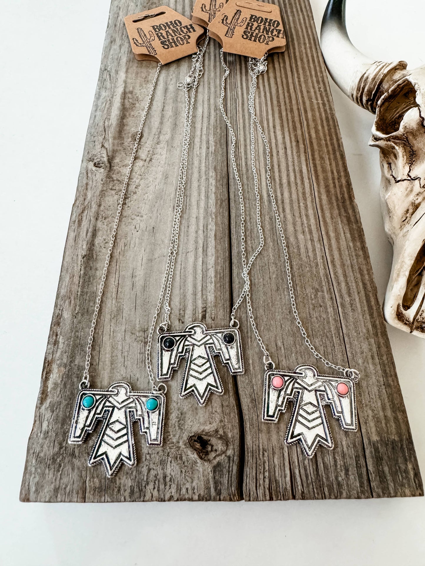 Western Thunderbird Pendant Necklace