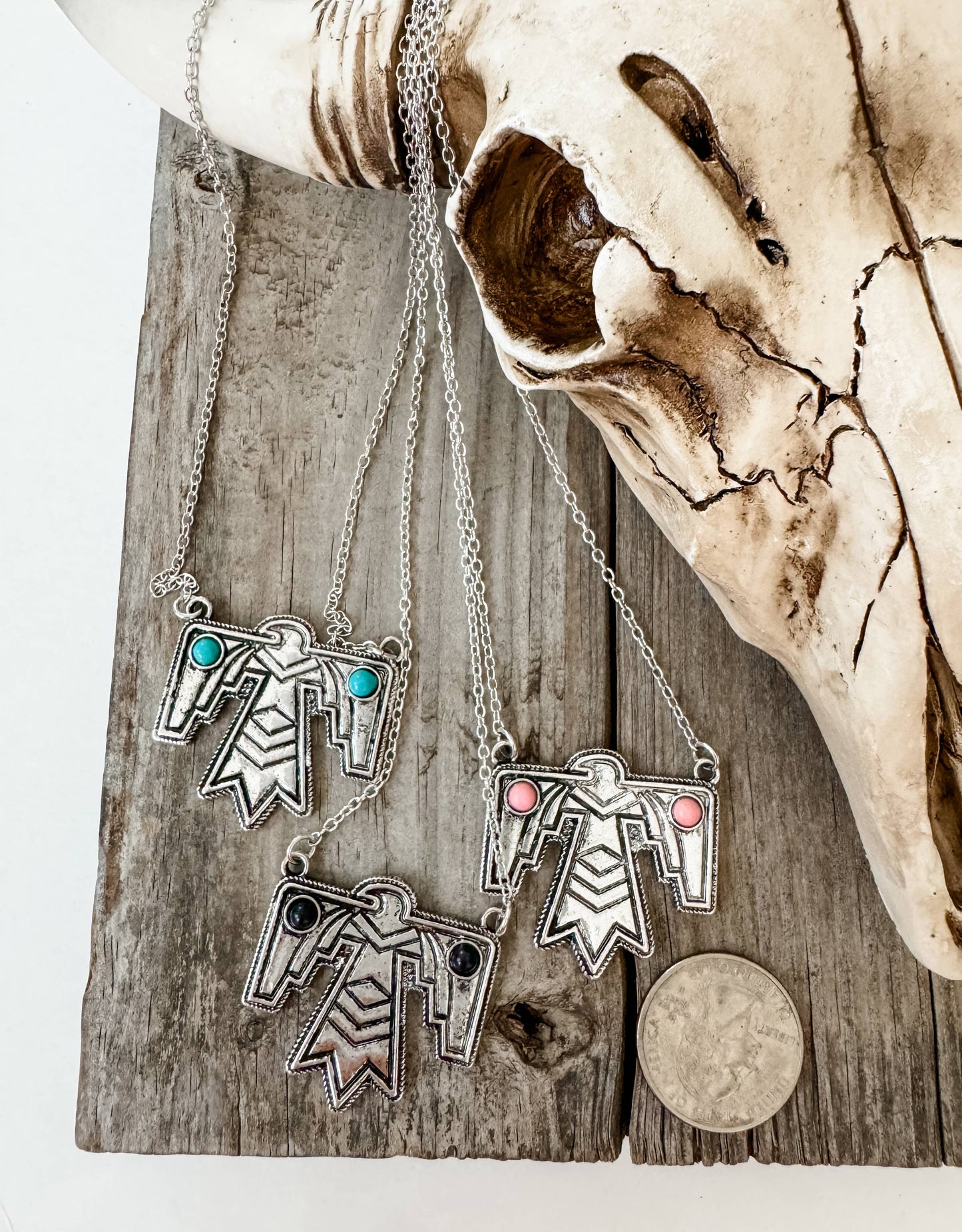 Western Thunderbird Pendant Necklace