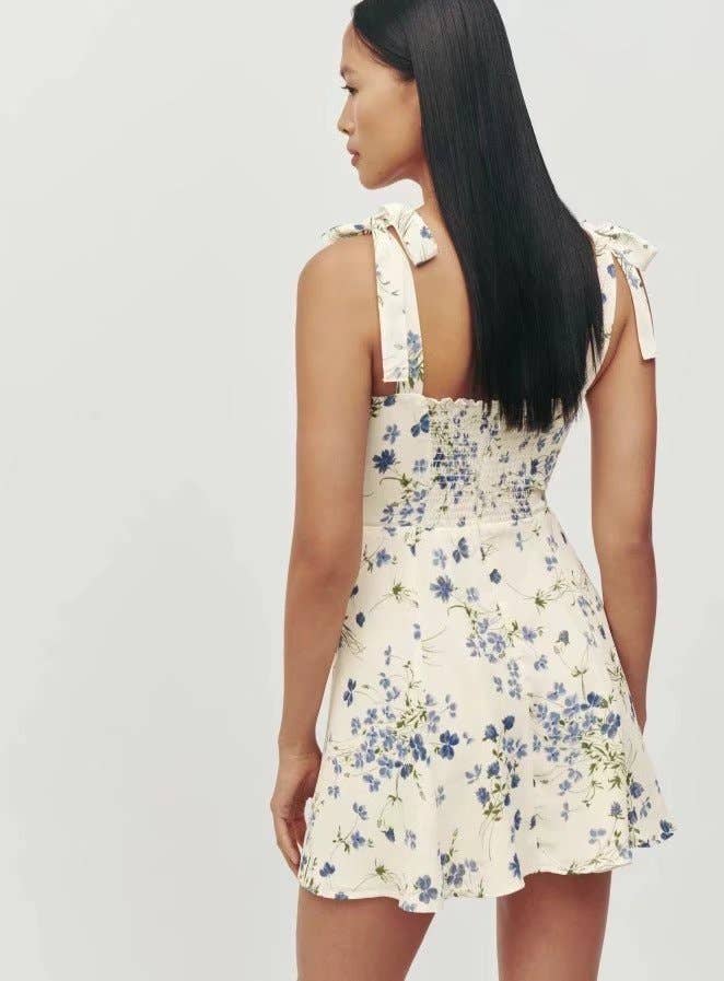 Floral Prairie Tie Dress