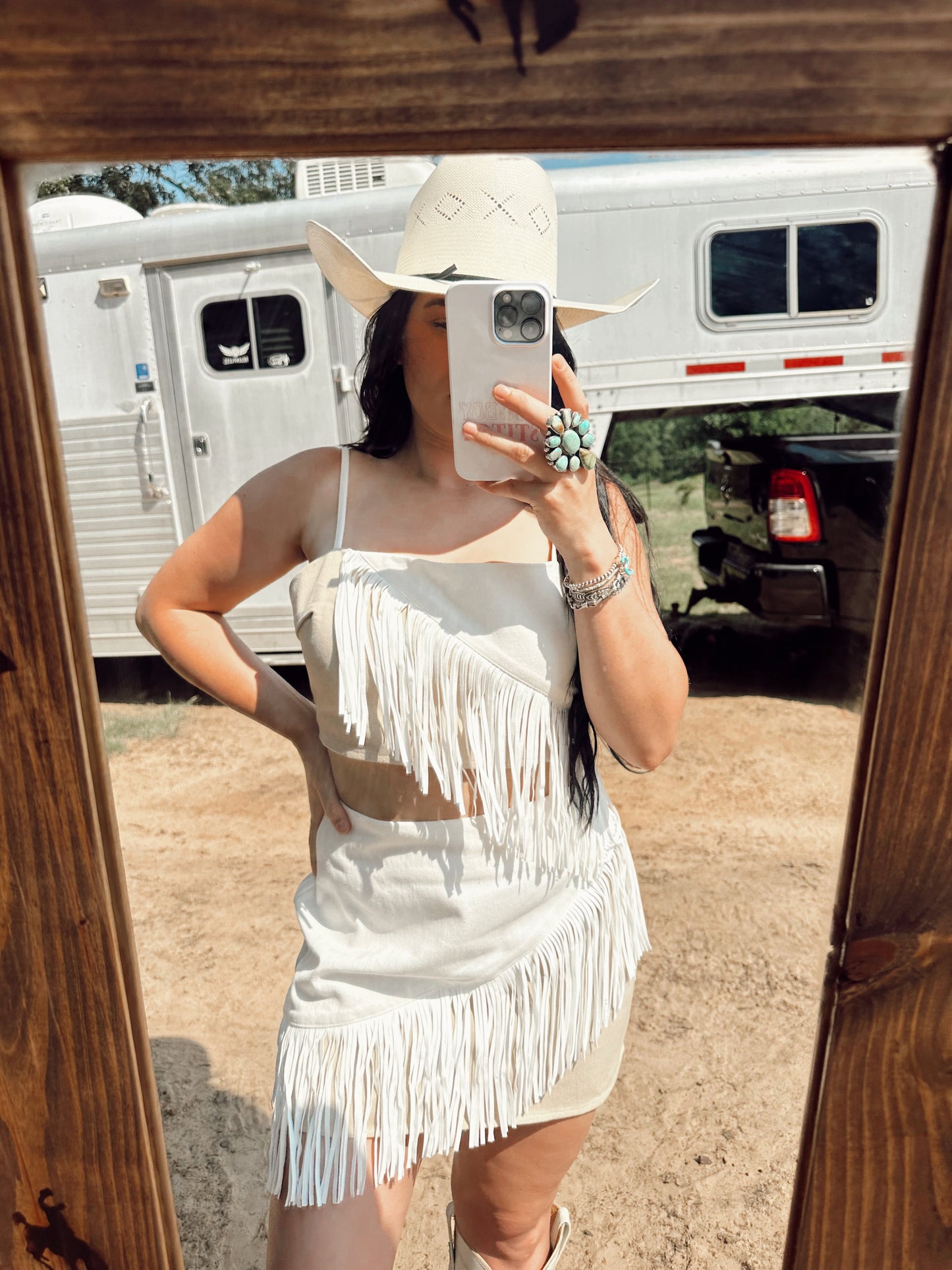 The Annie Fringe Skirt