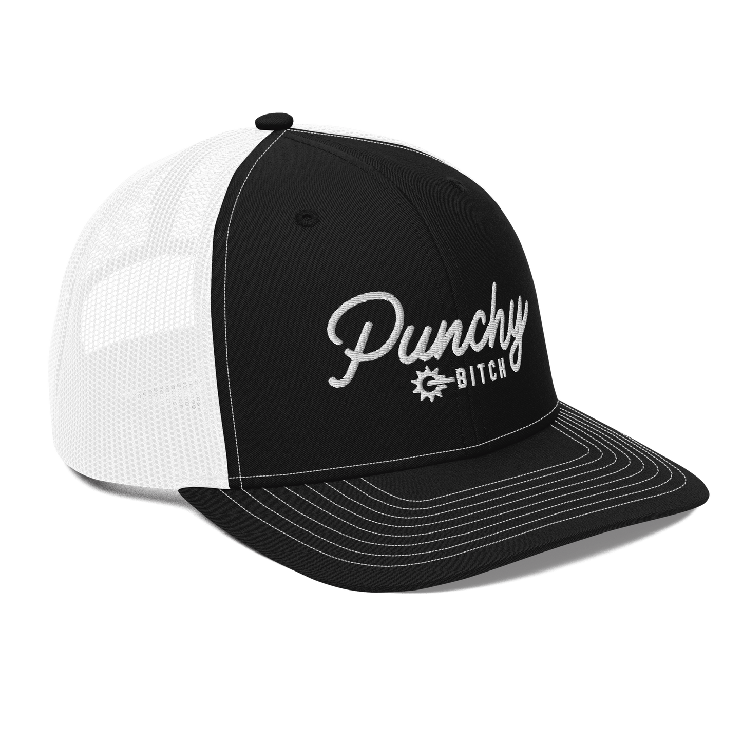 Punchy Bitch Hat - White Logo