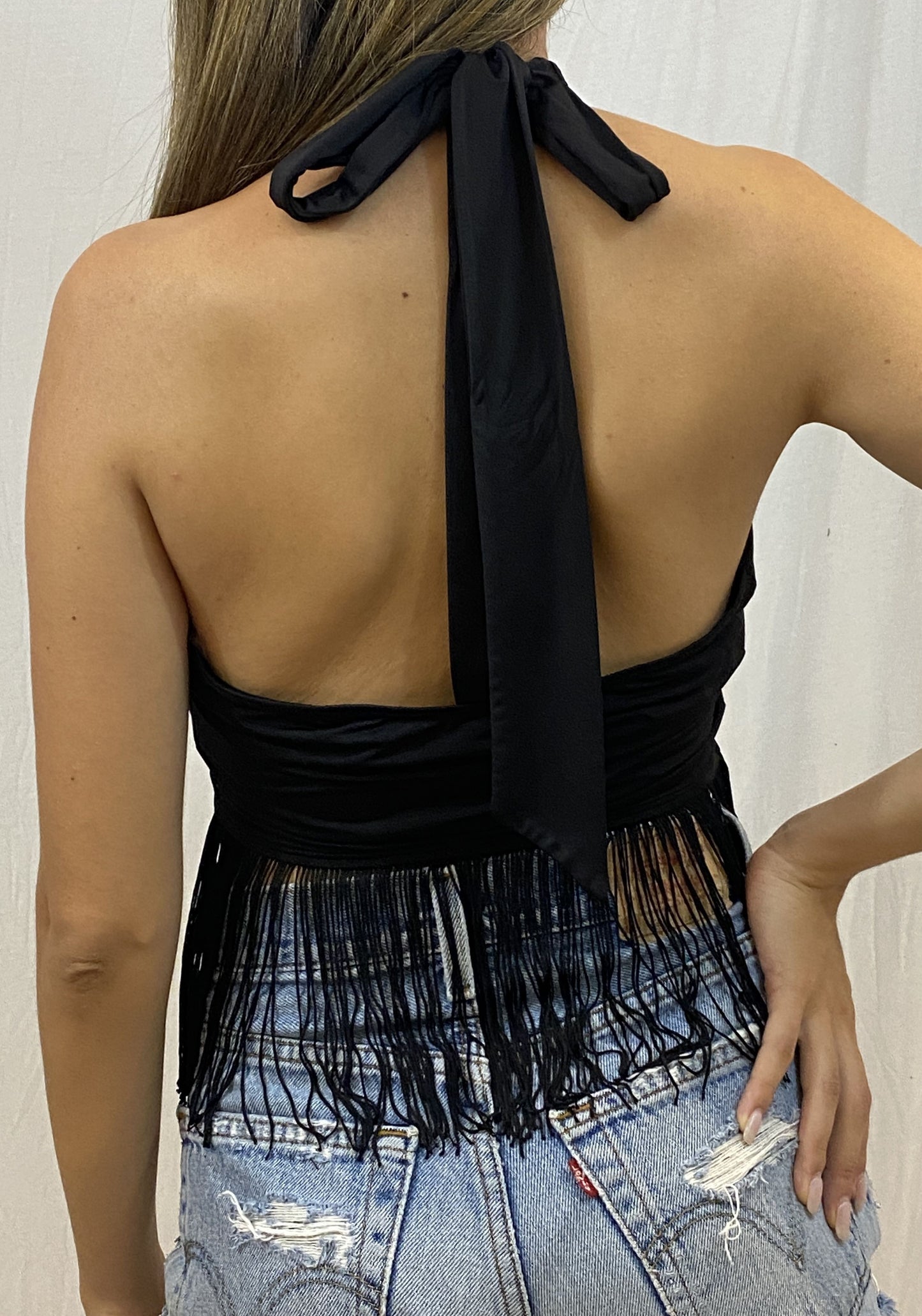 Cheyenne's Fringe Halter Top
