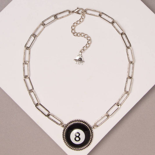 Western Eight Ball Necklace