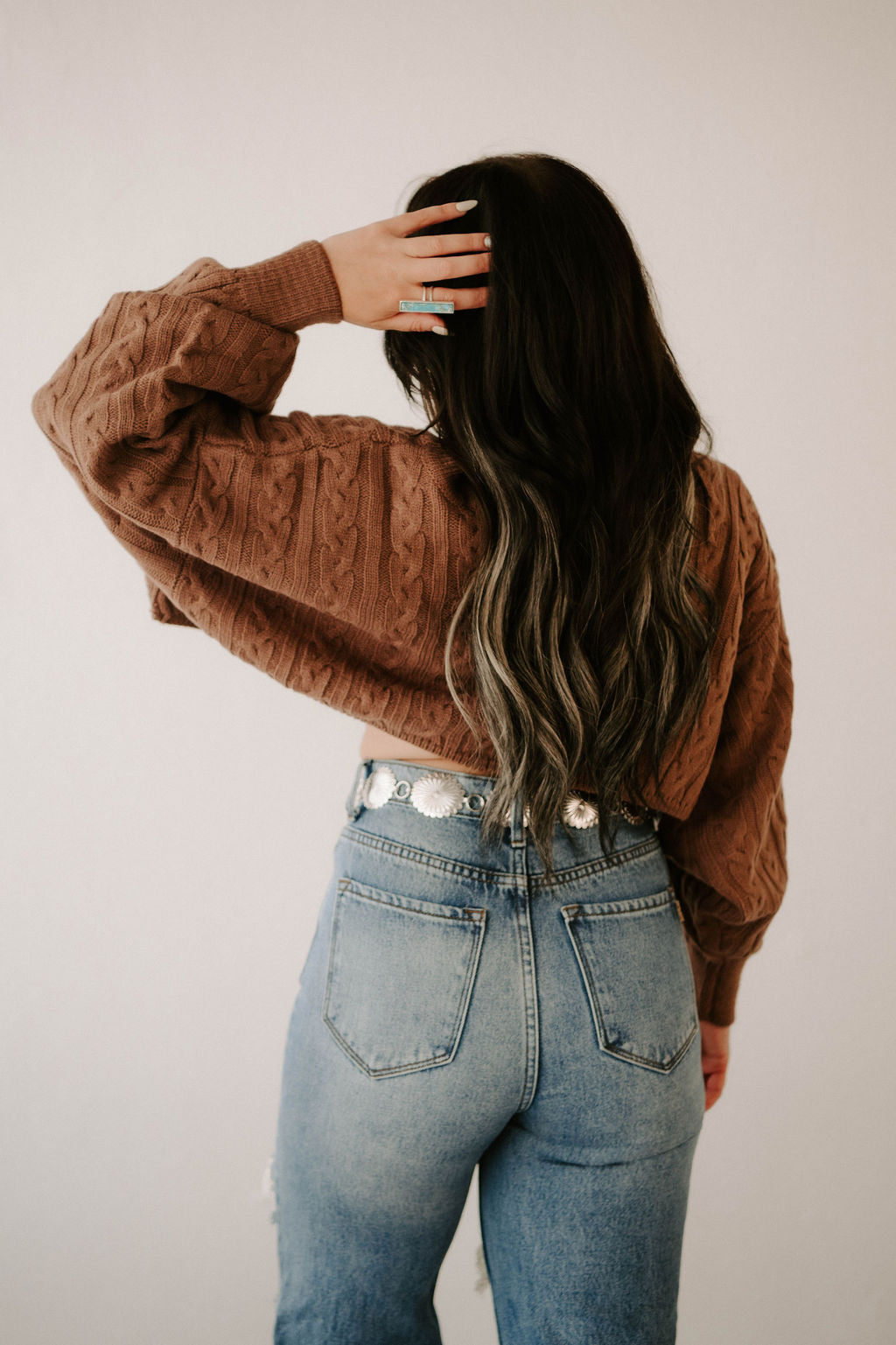 Kimber's Fall Boho Crop Sweater