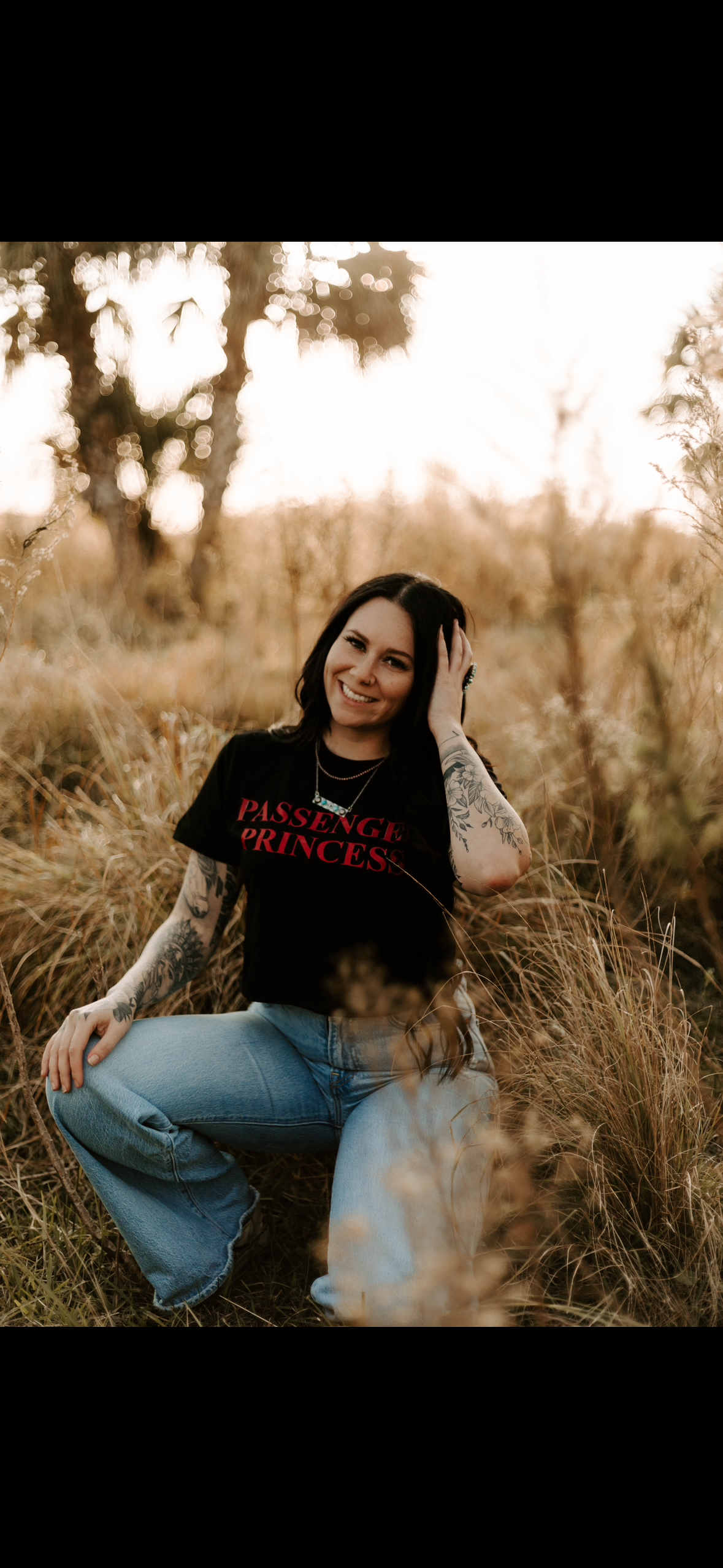 Passenger Princess Crop Top Black