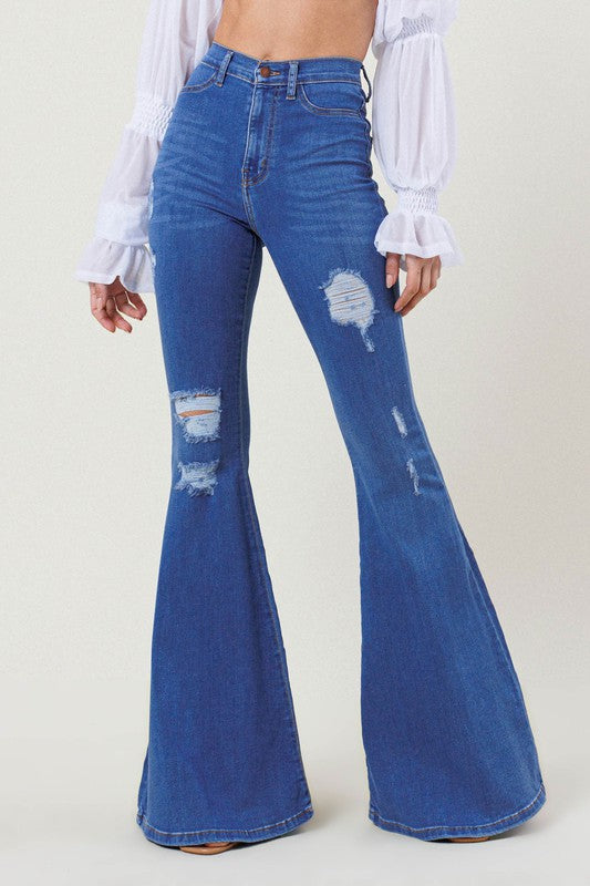 Heidi's High Rise Flare Jeans