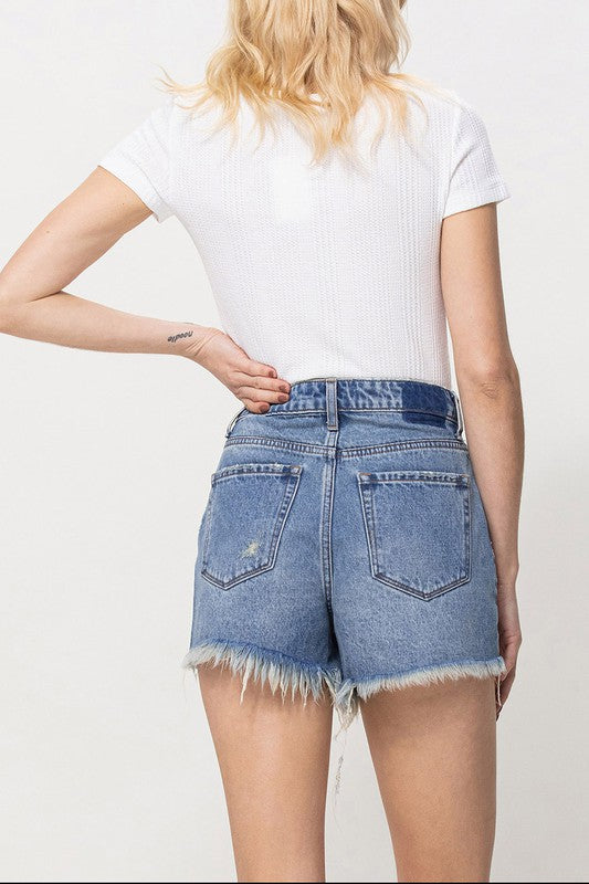 Paxton's Distressed Mom Shorts