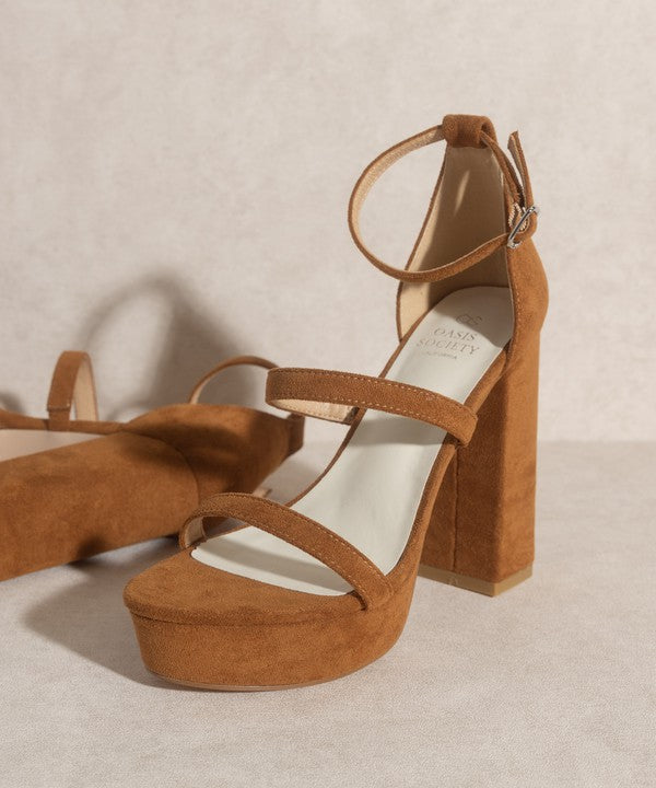 Raelynn Suede Platform Heels