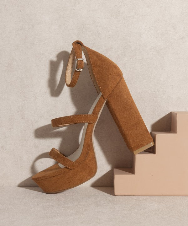 Raelynn Suede Platform Heels