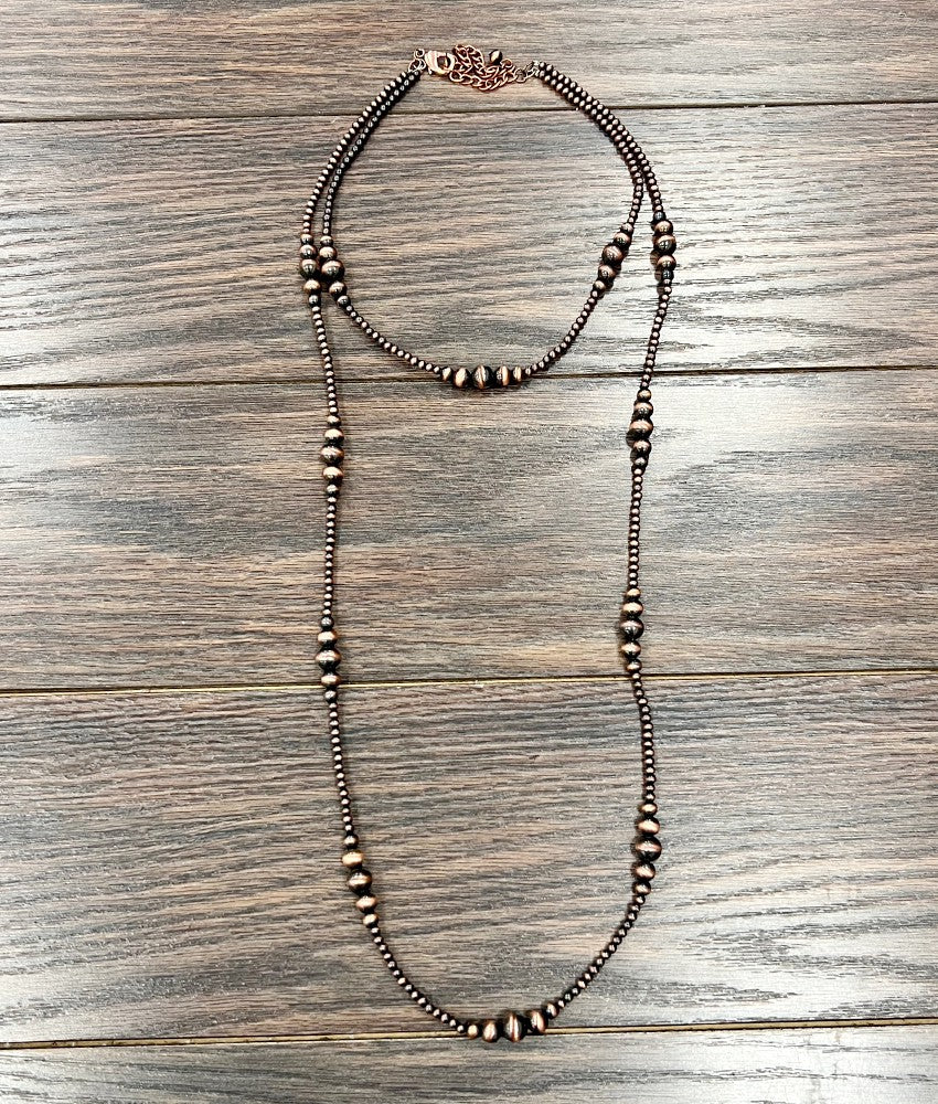 Copper Navajo Pearl Necklace