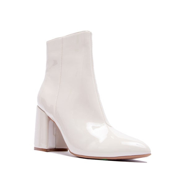 White Fall Bootie