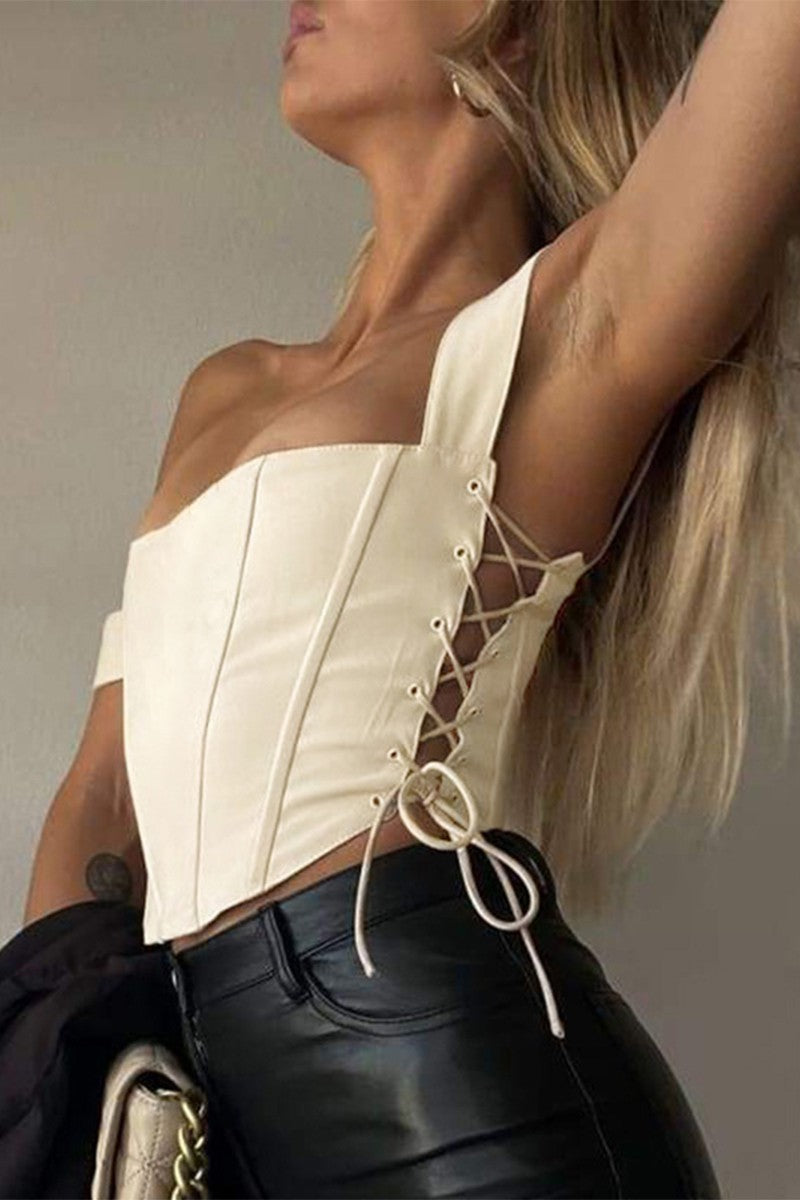 Daisy's Corset Lace Crop Top