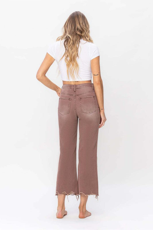 Full of Fall Vintage Crop Flare Jean