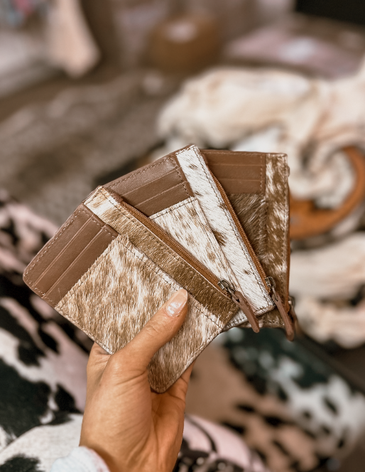 Cowhide Card Holder