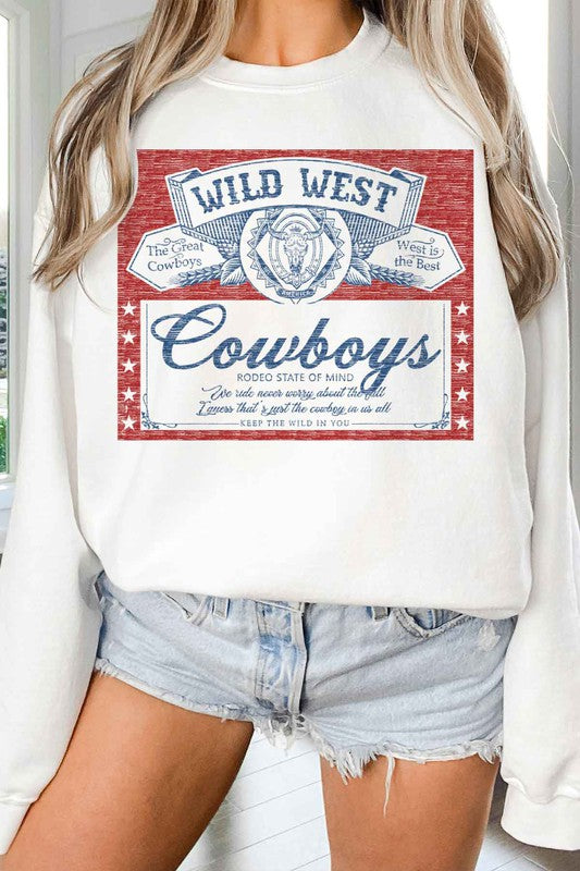 Wild West Cowboys Oversized Sweatshirt