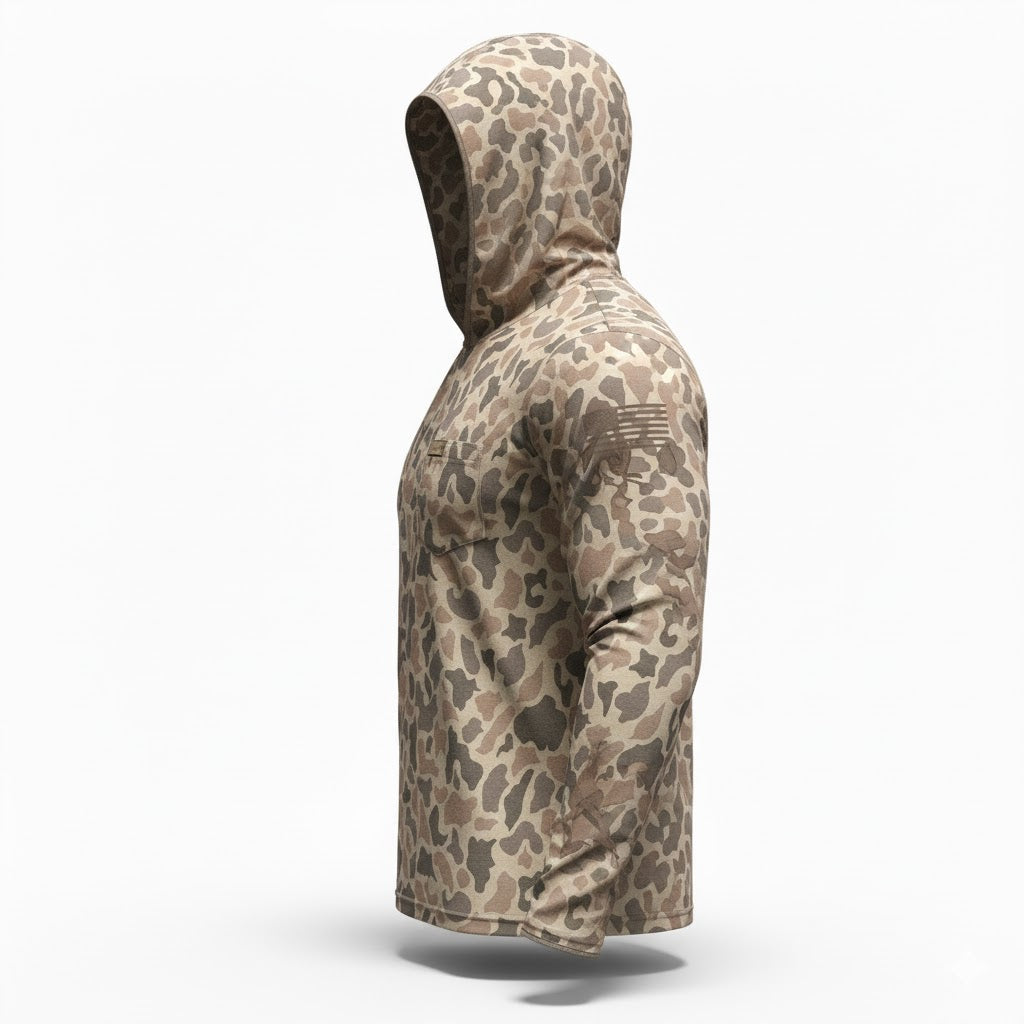 Down South Cowboy Revolution Hooded Long Sleeve Sunshirt