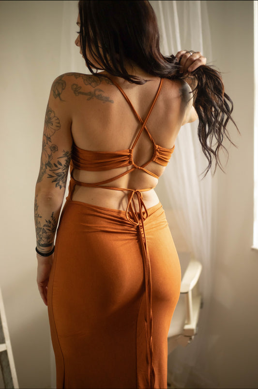 Dusty Trails Maxi Dress
