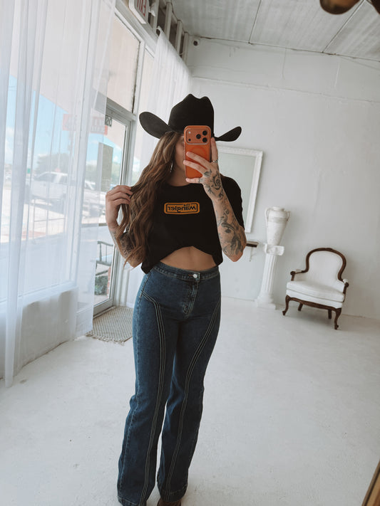 Mangler Patched Crop Tee