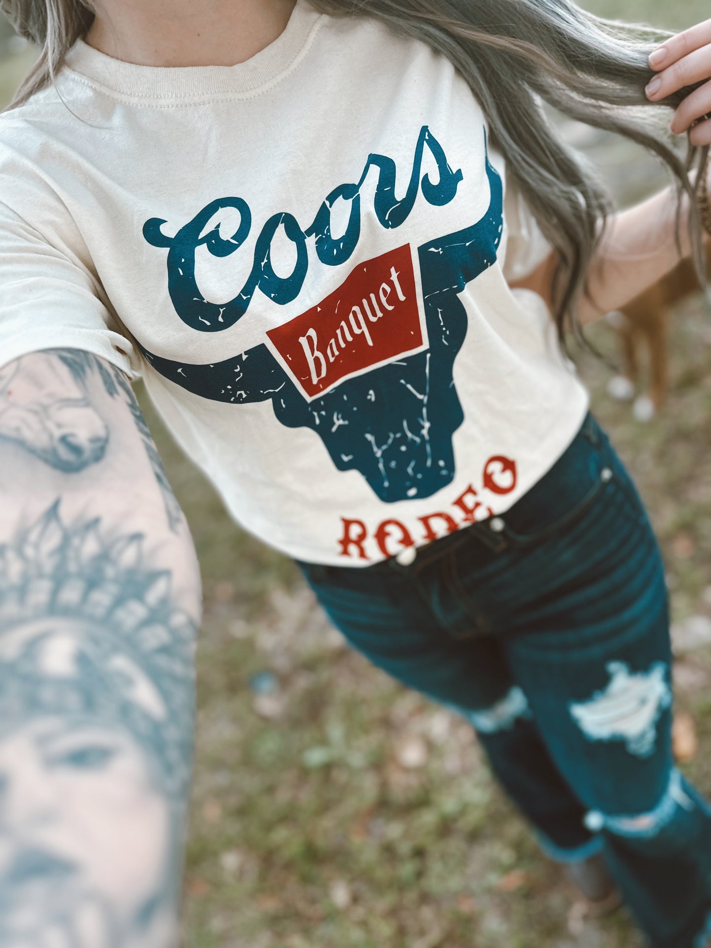 Coors rodeo graphic tee