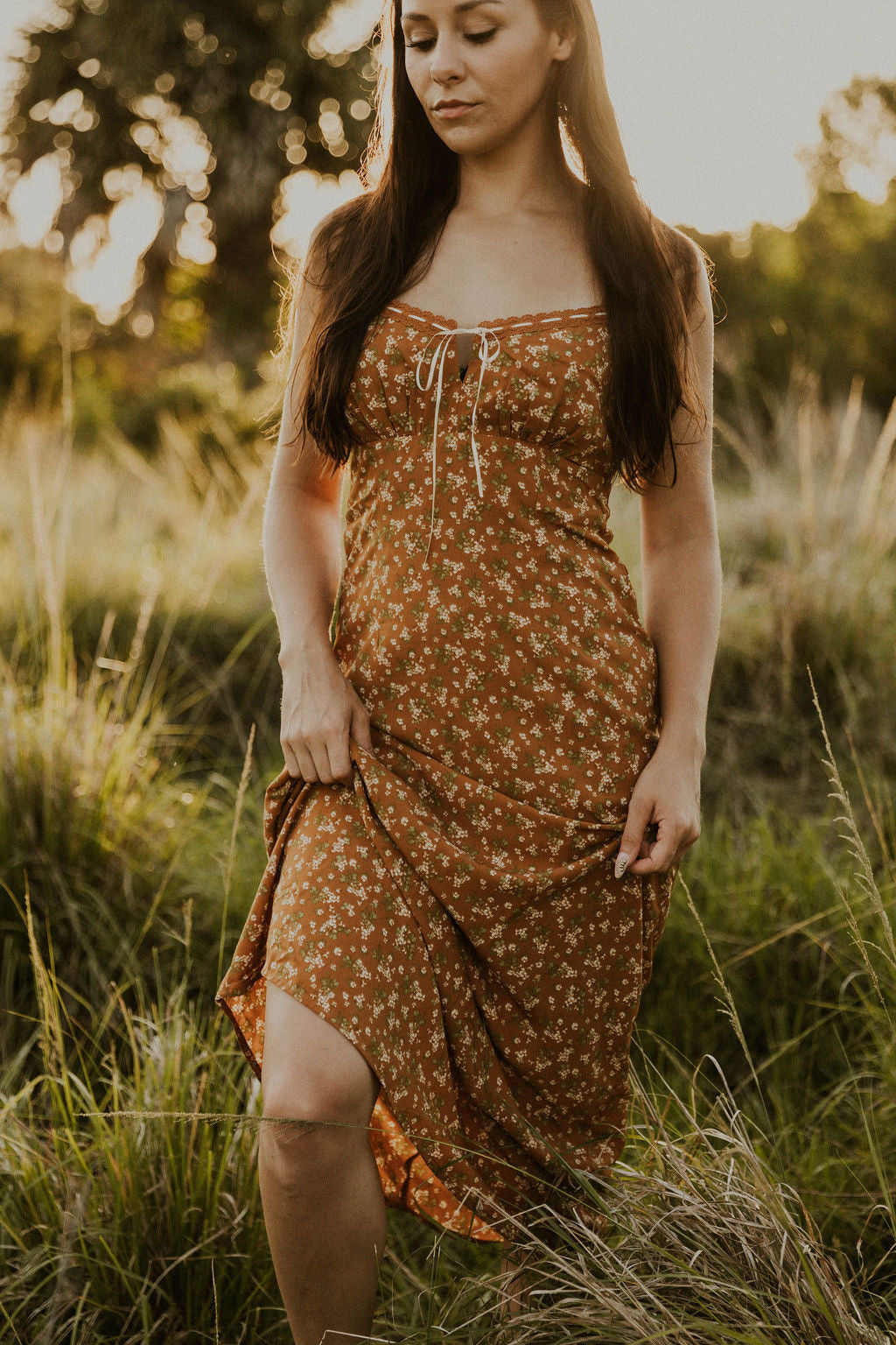 Canyon Rose Maxi Dress