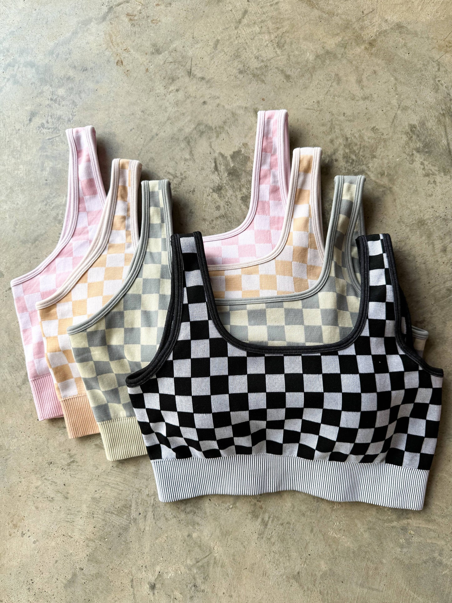 Checkered Gym Set