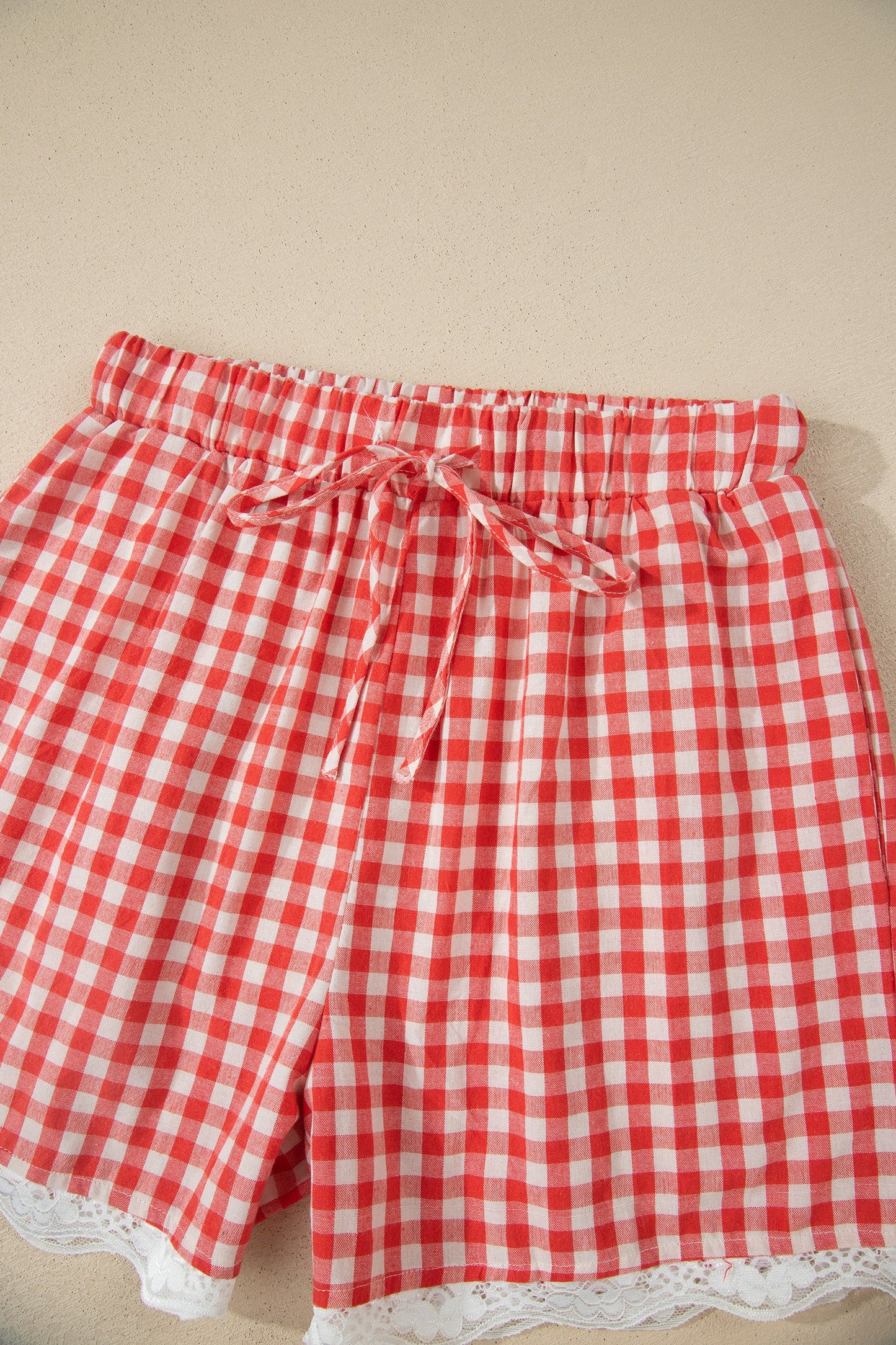 Red Rock Gingham Shorts