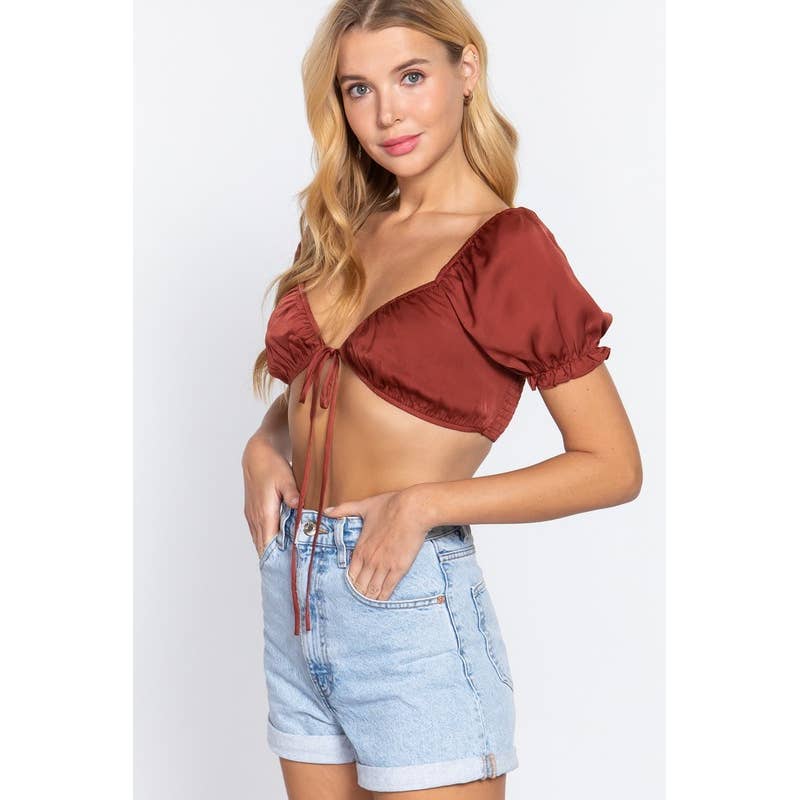 Karen's Rust Crop Top