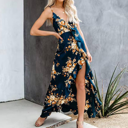 Whiskey Waltz Floral Maxi Dress