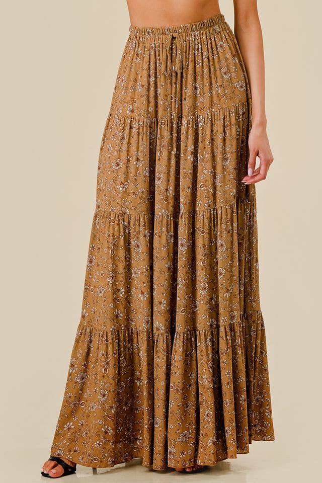 Preston's Floral Maxi Skirt