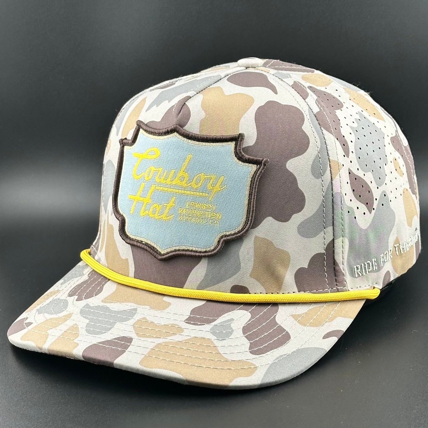 Marshland Camo Patch Cowboy Hat