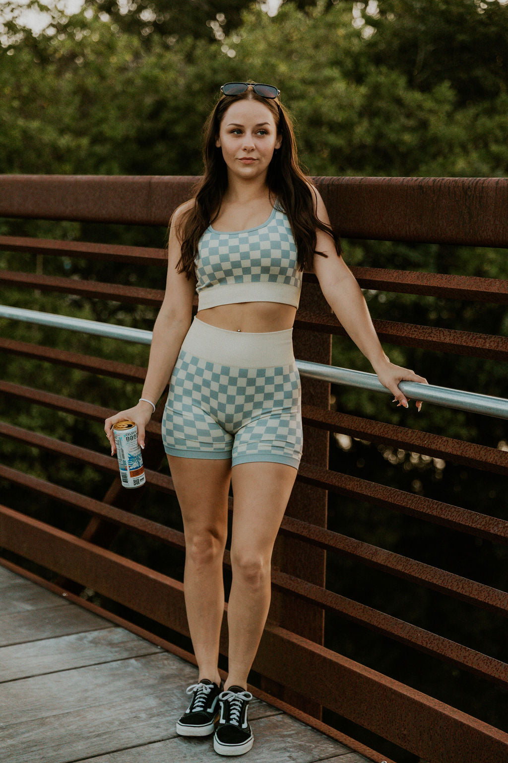 Checkered Gym Set