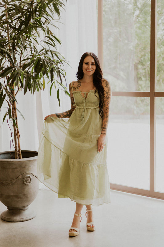 Sage's Boho Maxi Dress