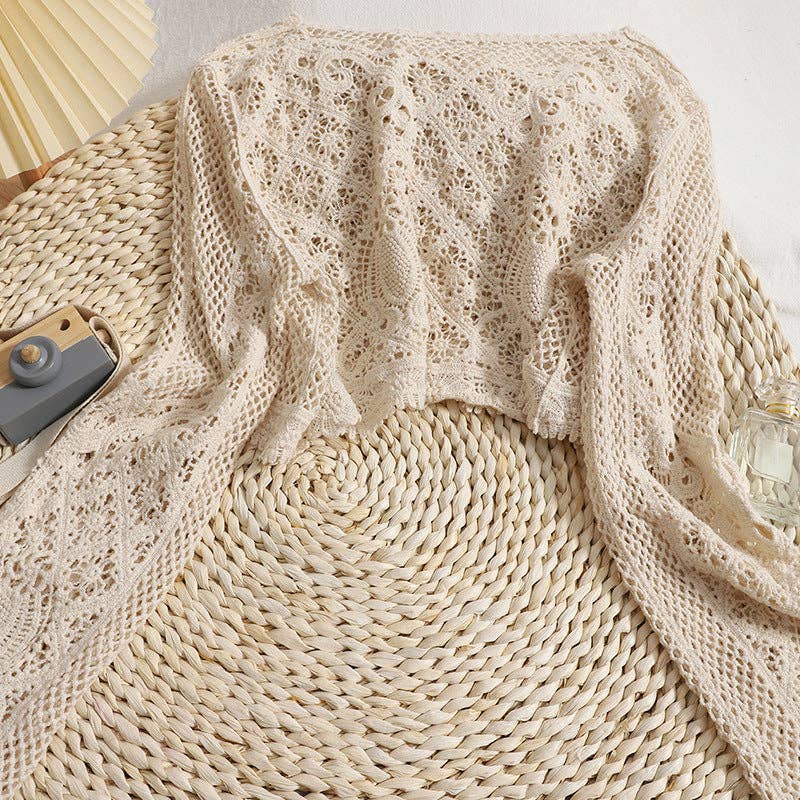 Avery's Boho Crochet Sweater