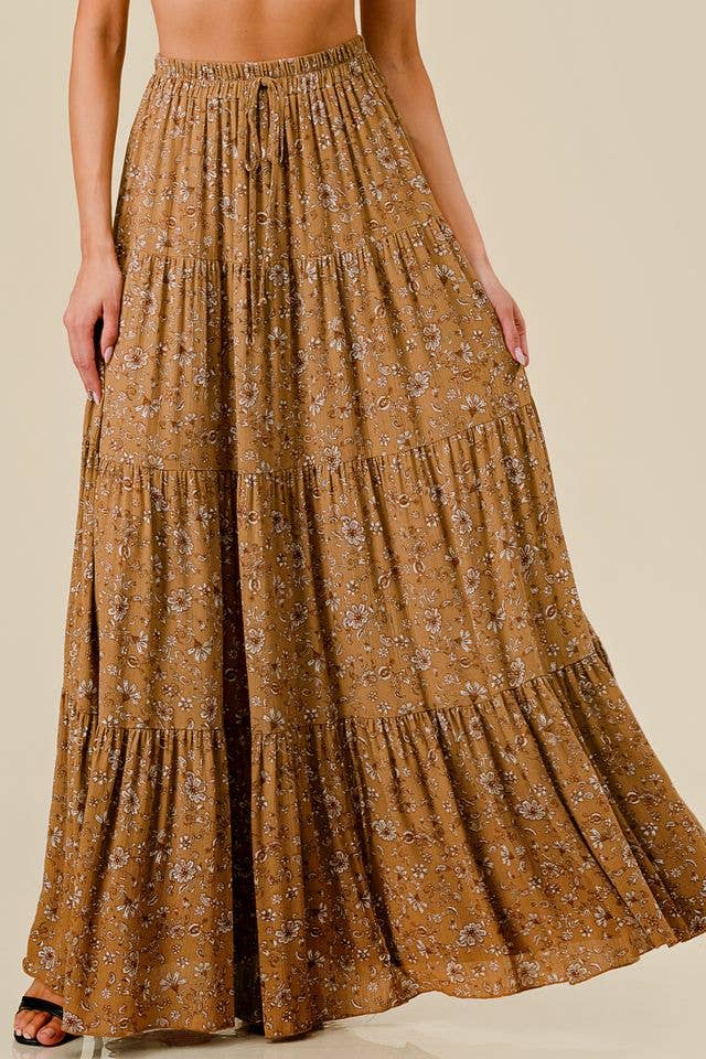 Preston's Floral Maxi Skirt