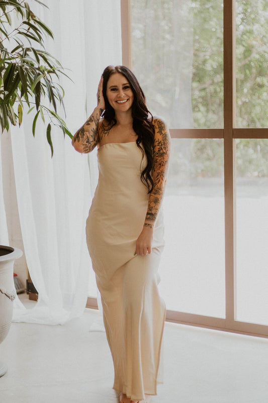 Champagne Hour Maxi Dress