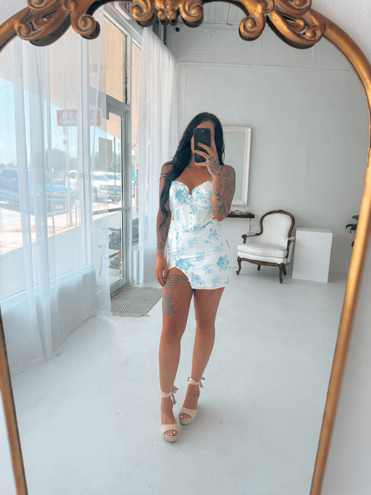 Summer Belle Floral Skirt Set