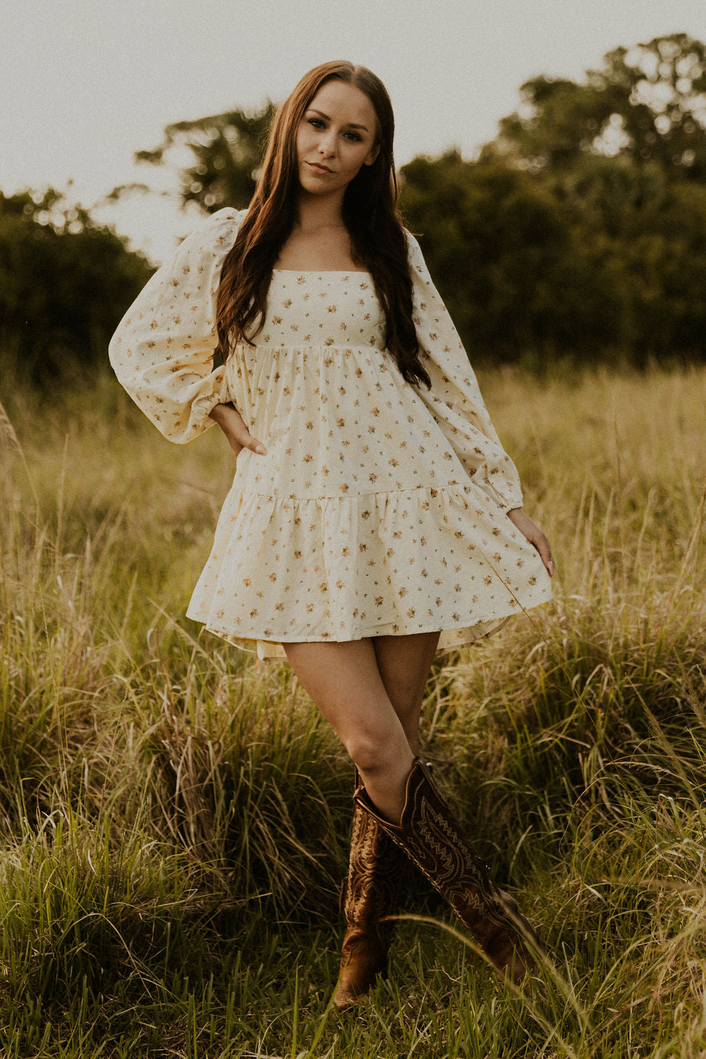 Cottage Rose Babydoll Dress