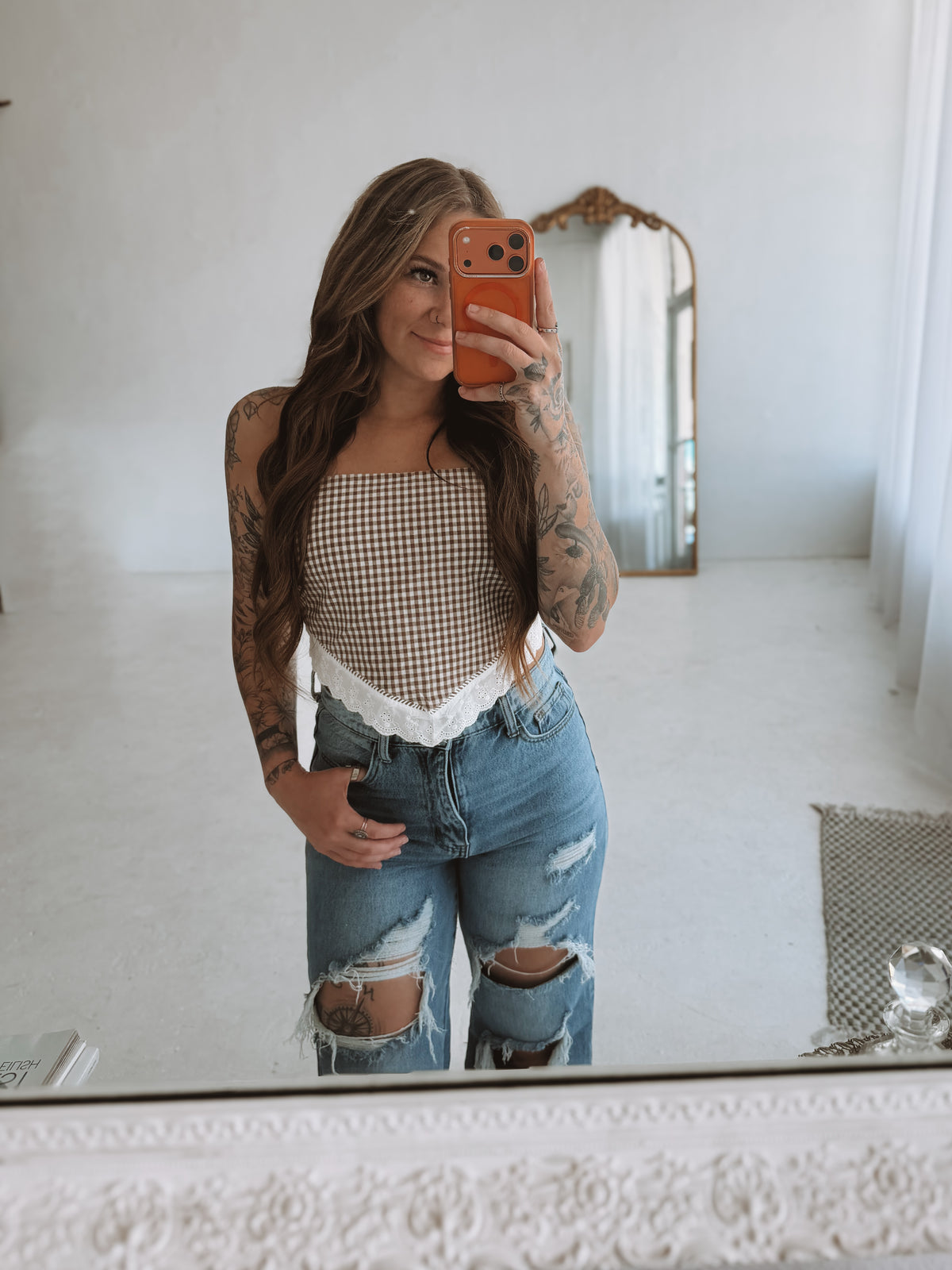 Sweet Tea & Lace Top