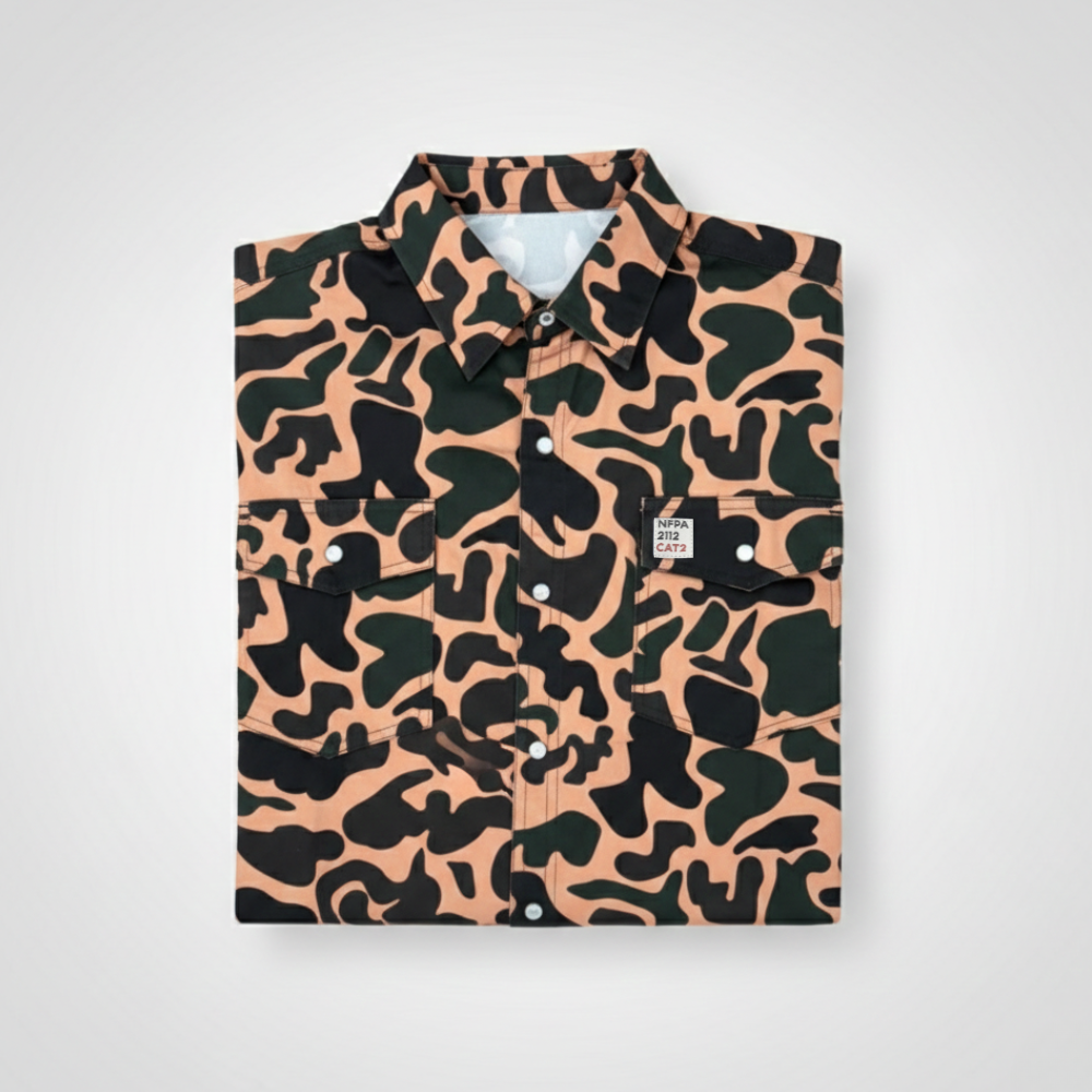 Duck Camo Welding Pearl Snap