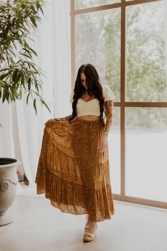 Preston's Floral Maxi Skirt